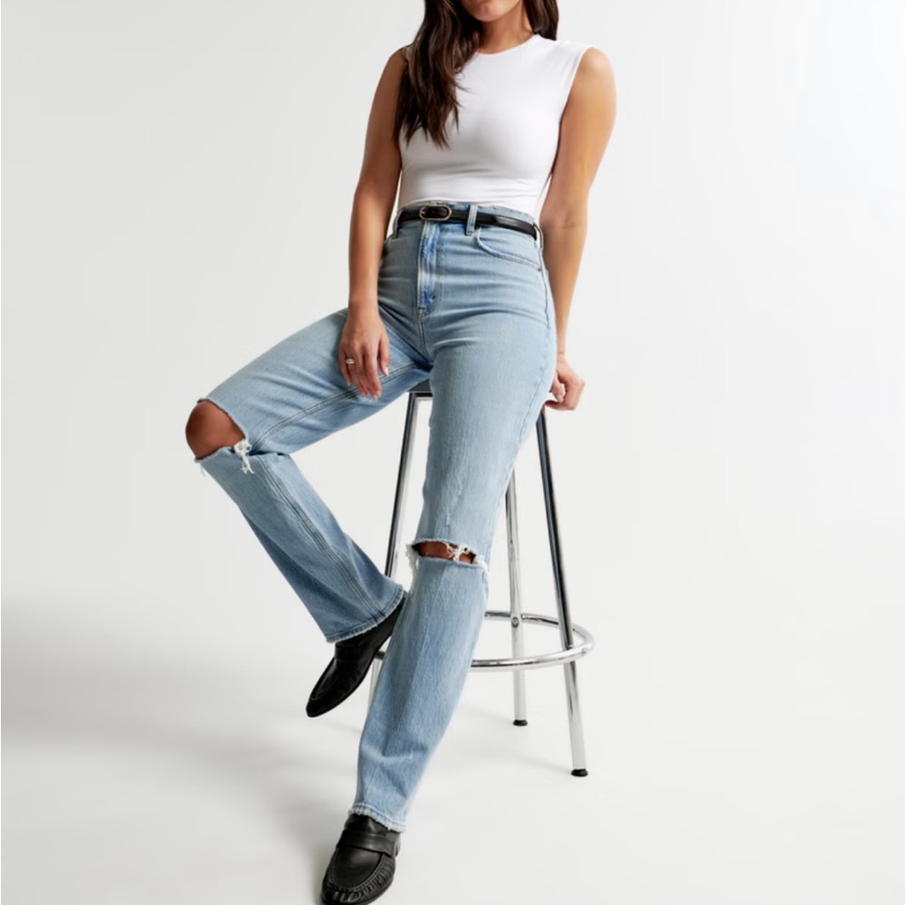 Abercrombie 90s straight denim